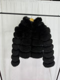Noir Duchess Cropped Fur Jacket