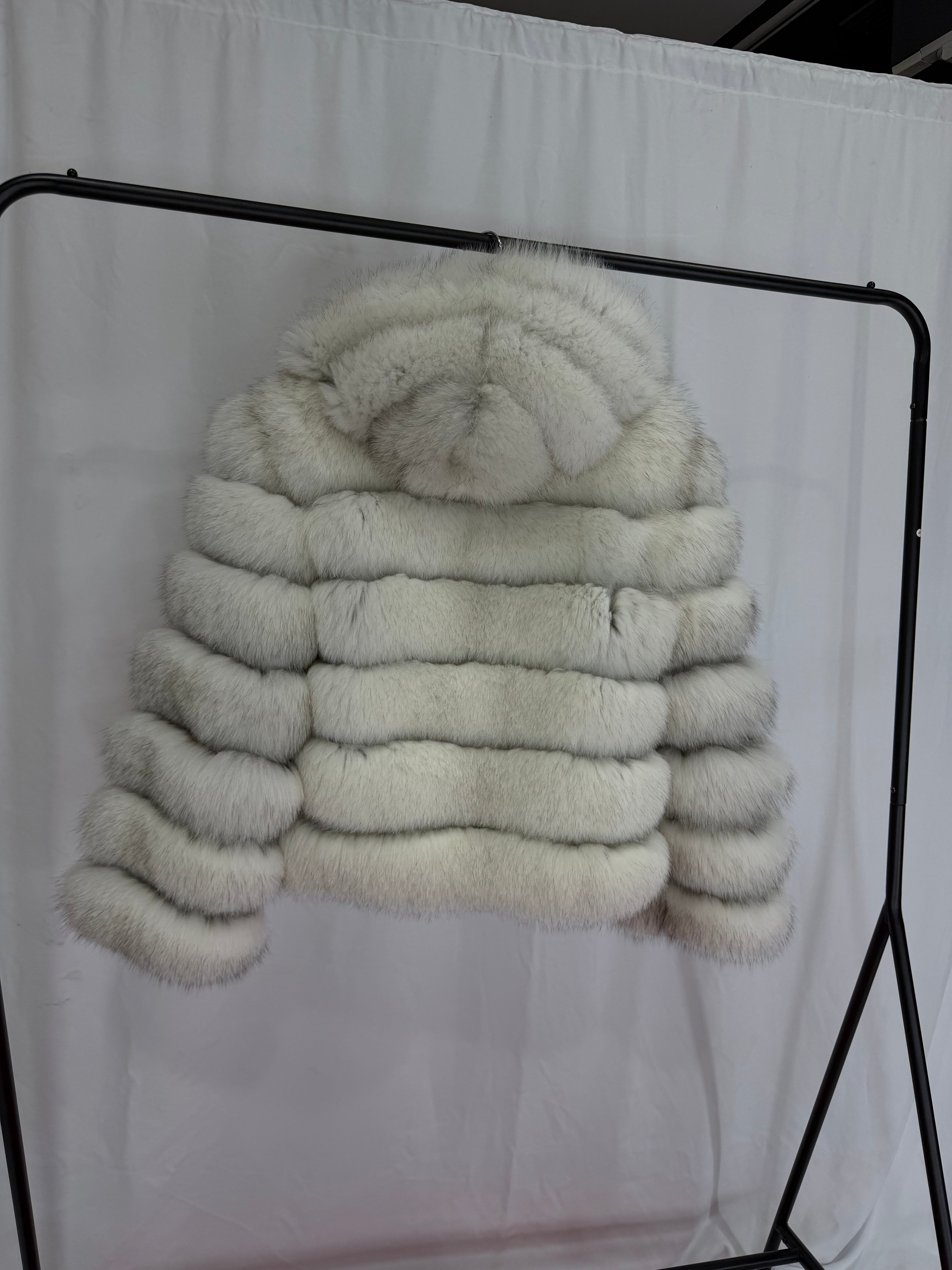 Arctic Royal White Fur Coat