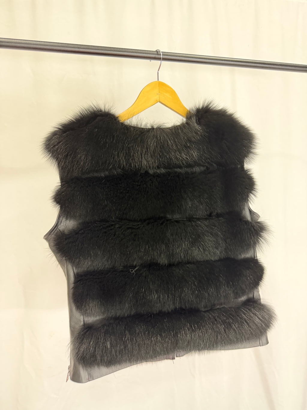 Noir Duchess Cropped Fur Jacket