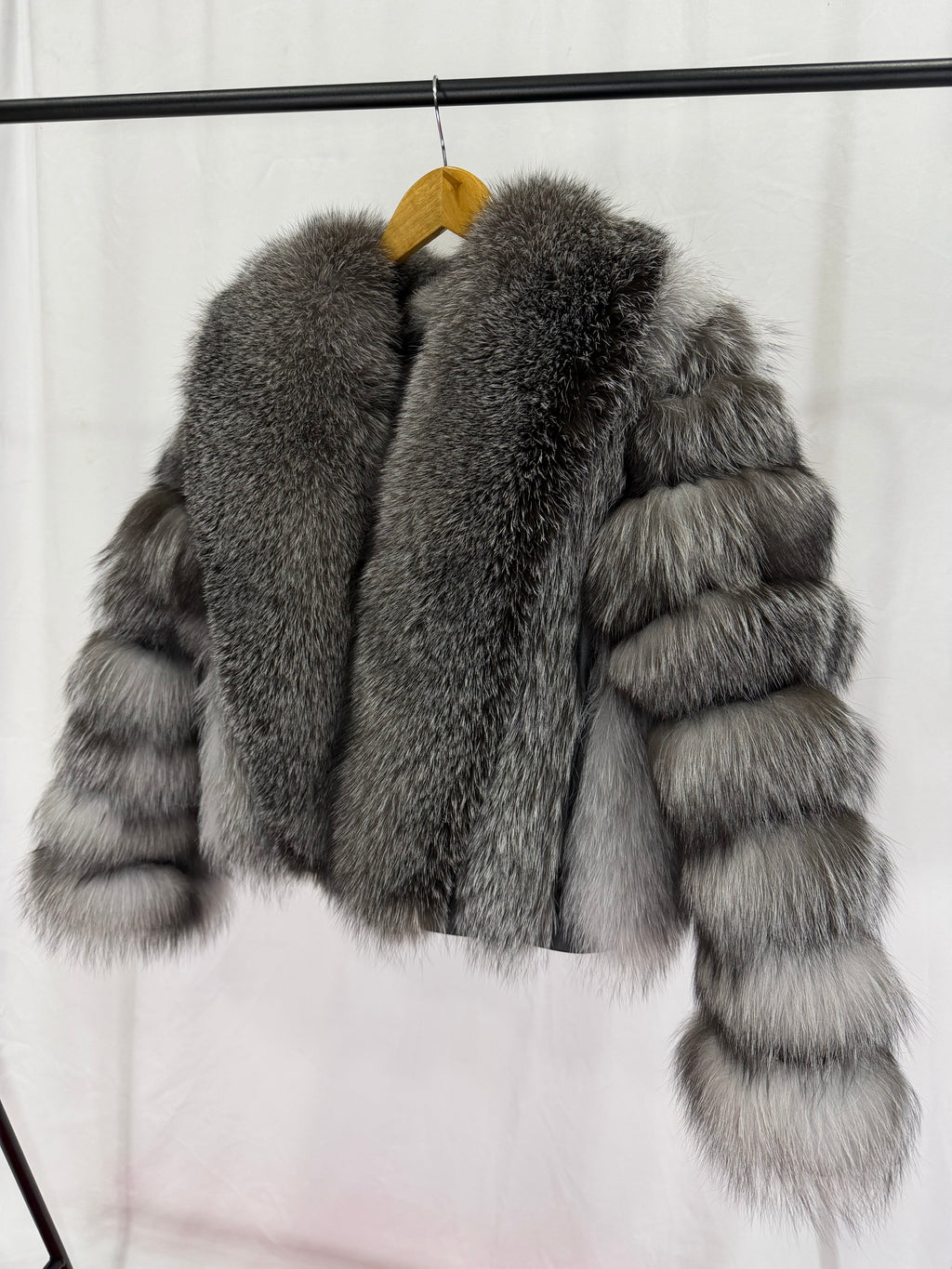Silver Mist Natural Fur Coat