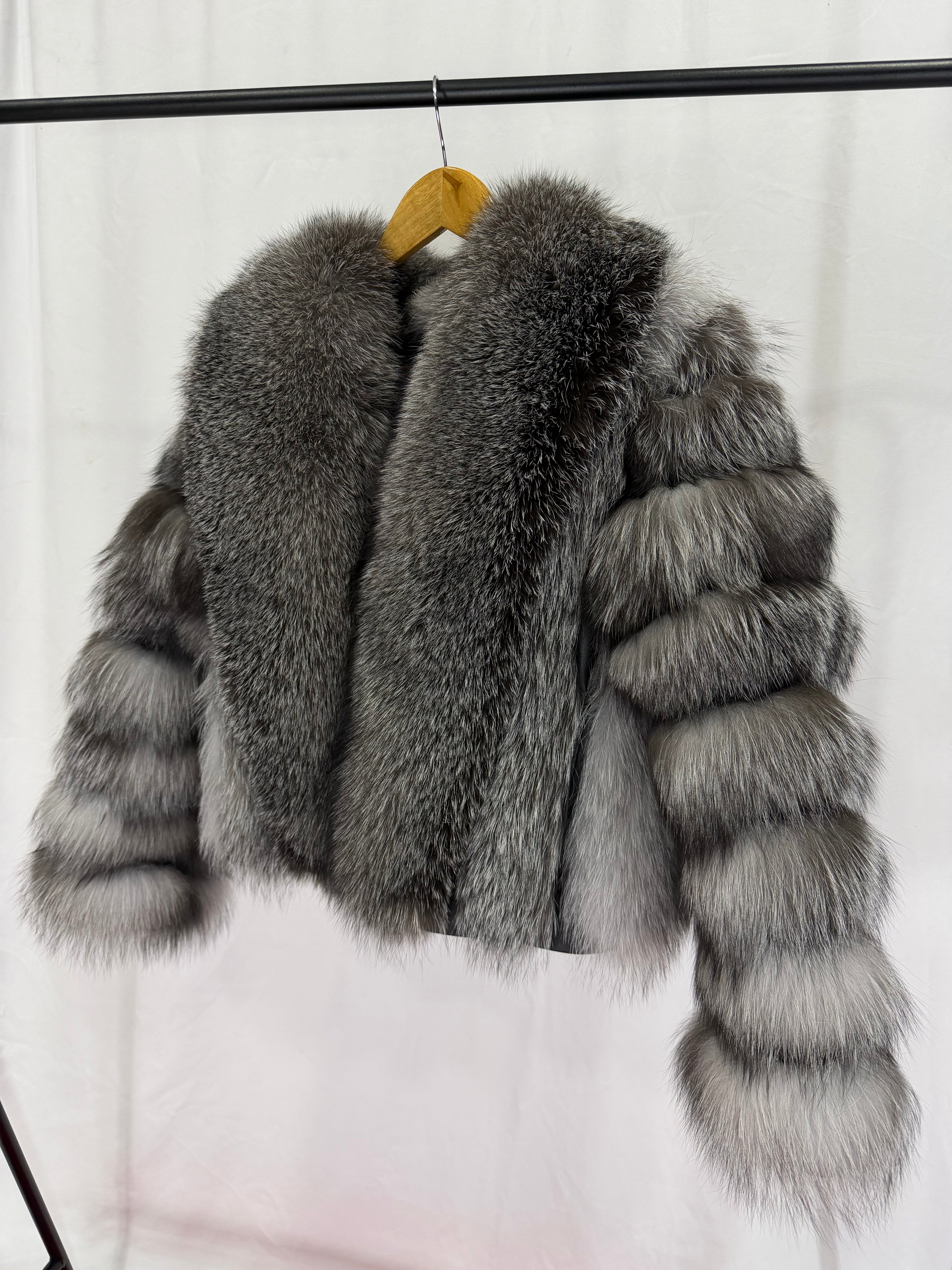 Silver Mist Natural Fur Coat