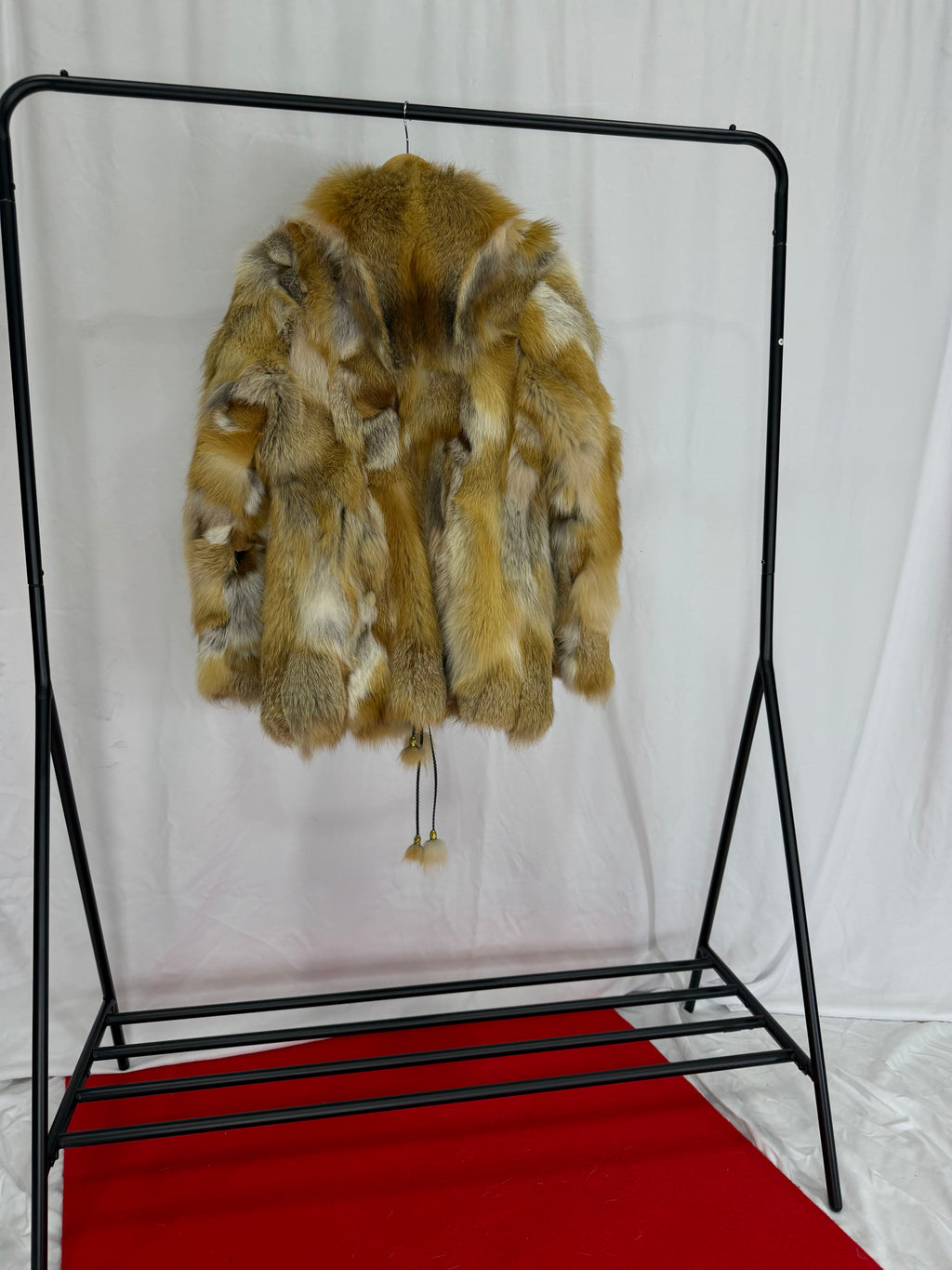 Golden Fox Fur Coat