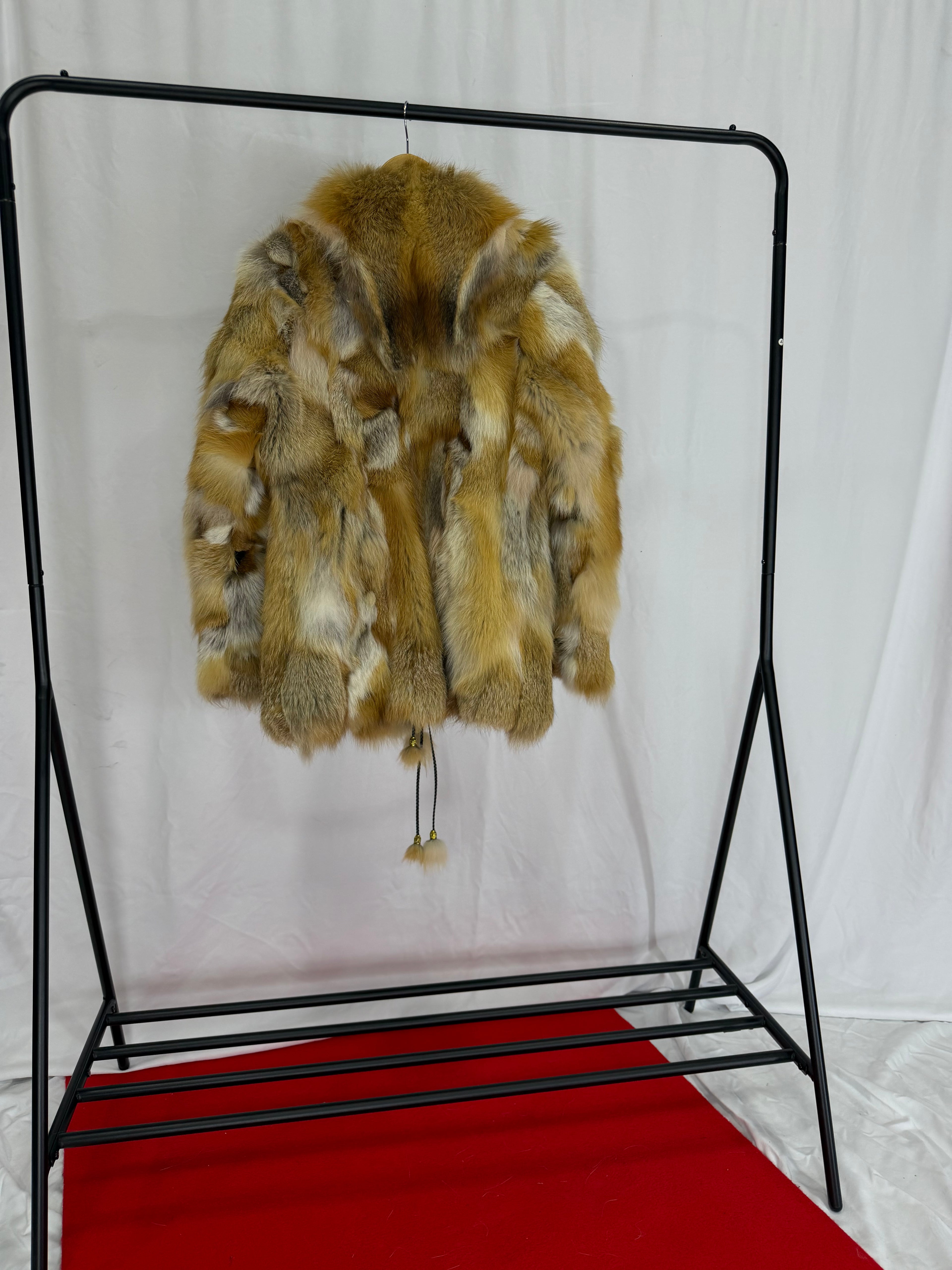 Golden Fox Fur Coat