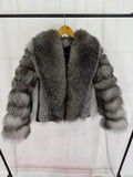 Silver Mist Natural Fur Coat