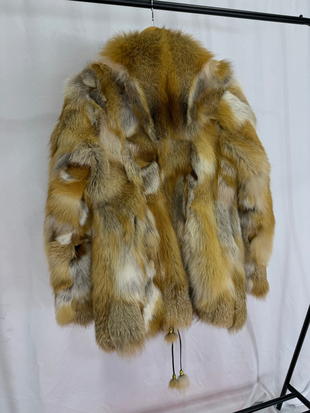 Golden Fox Fur Coat