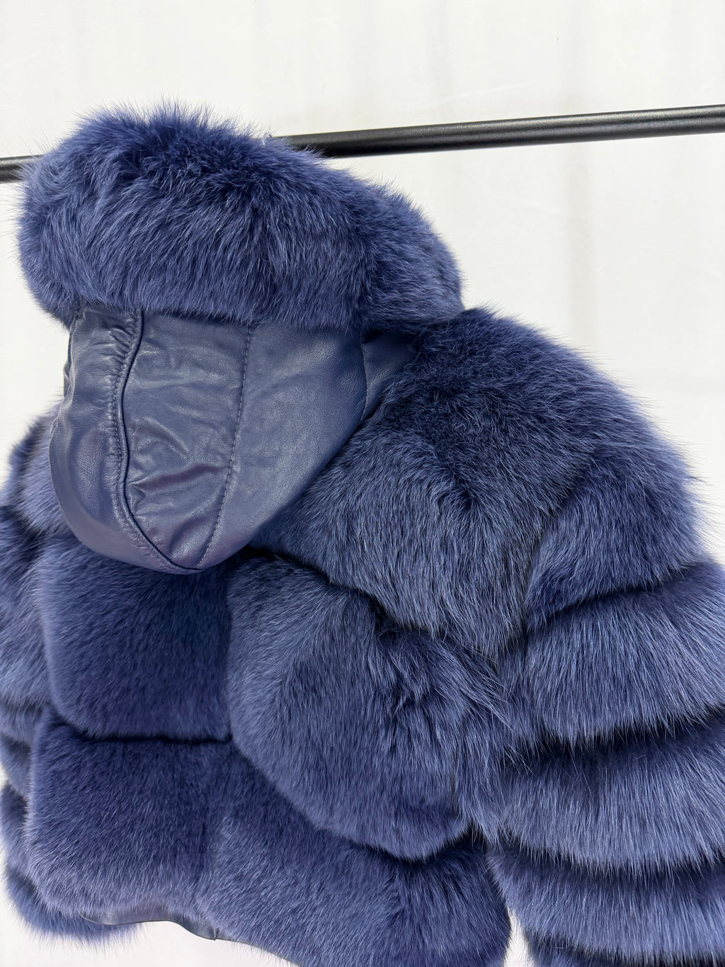Royal Sapphire Natural Fur Jacket
