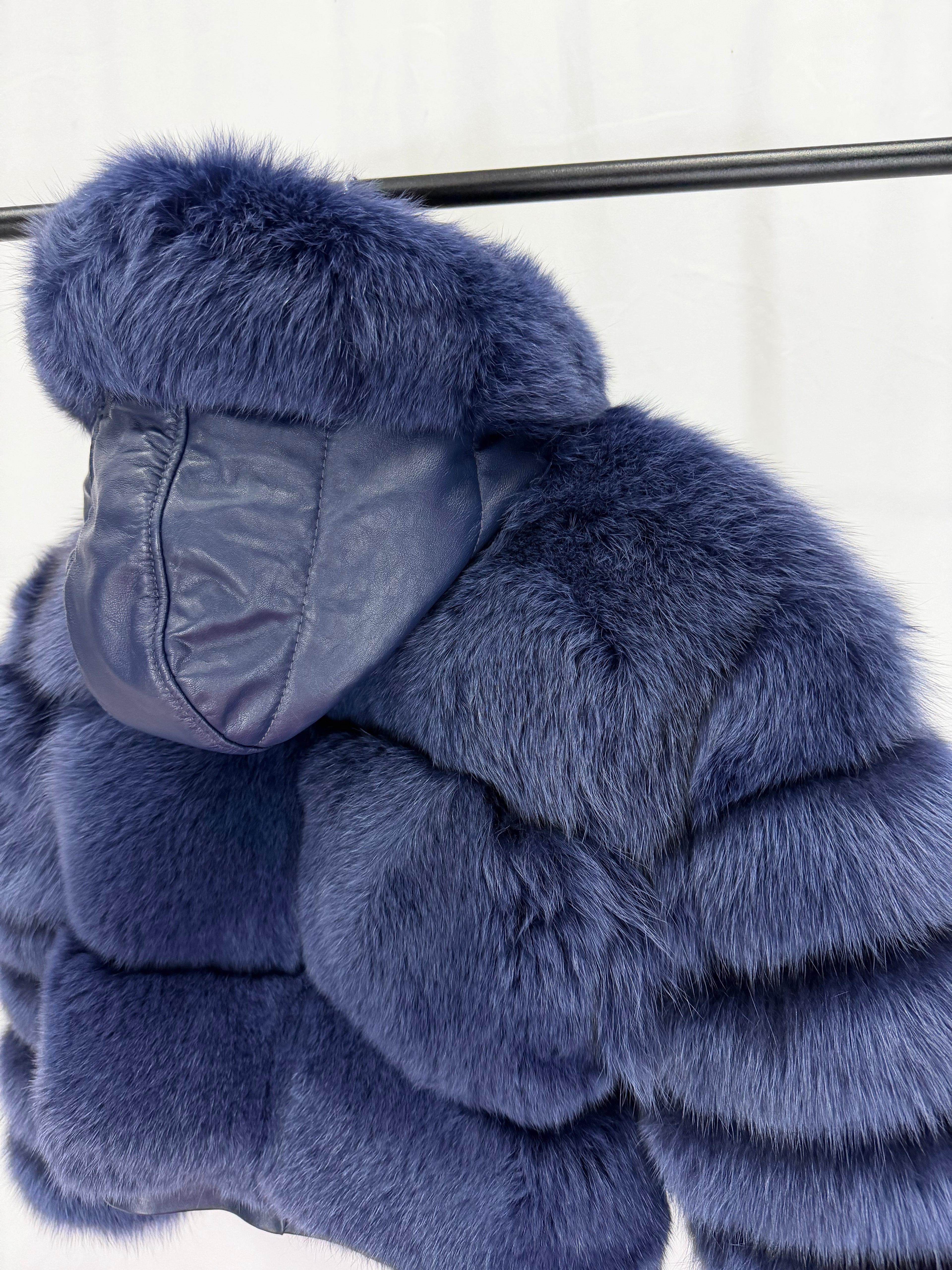 Royal Sapphire Natural Fur Jacket