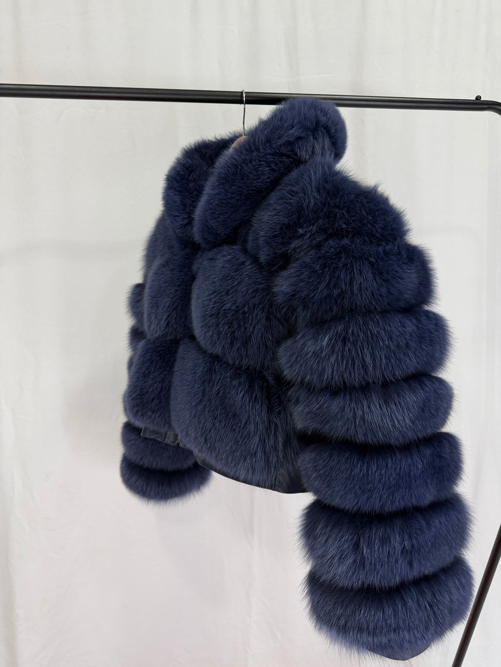 Royal Sapphire Natural Fur Jacket