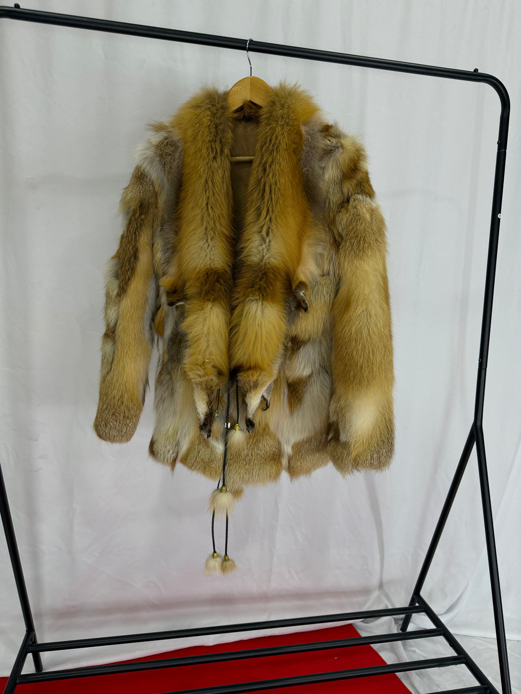 Golden Fox Fur Coat