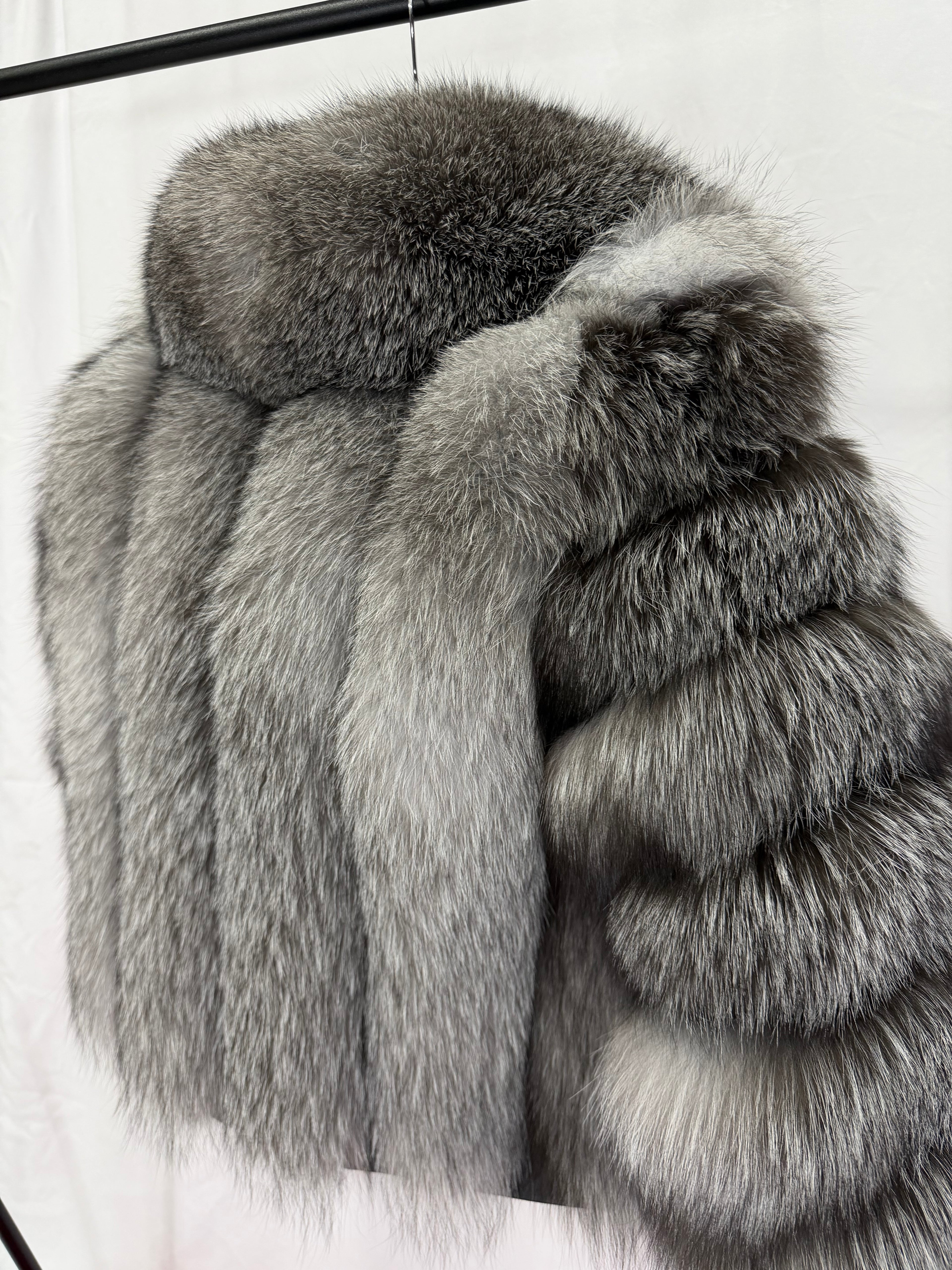 Silver Mist Natural Fur Coat