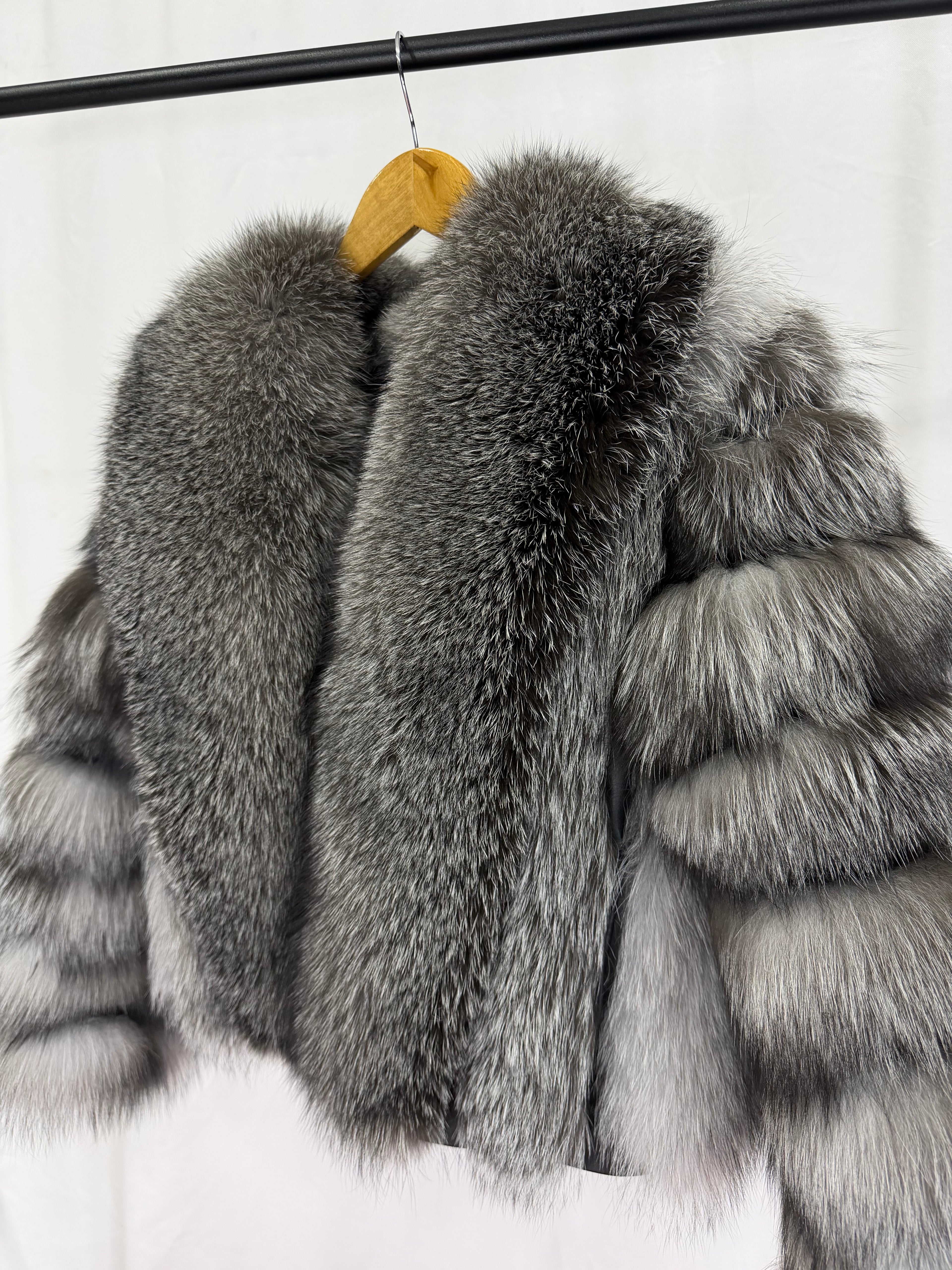 Silver Mist Natural Fur Coat