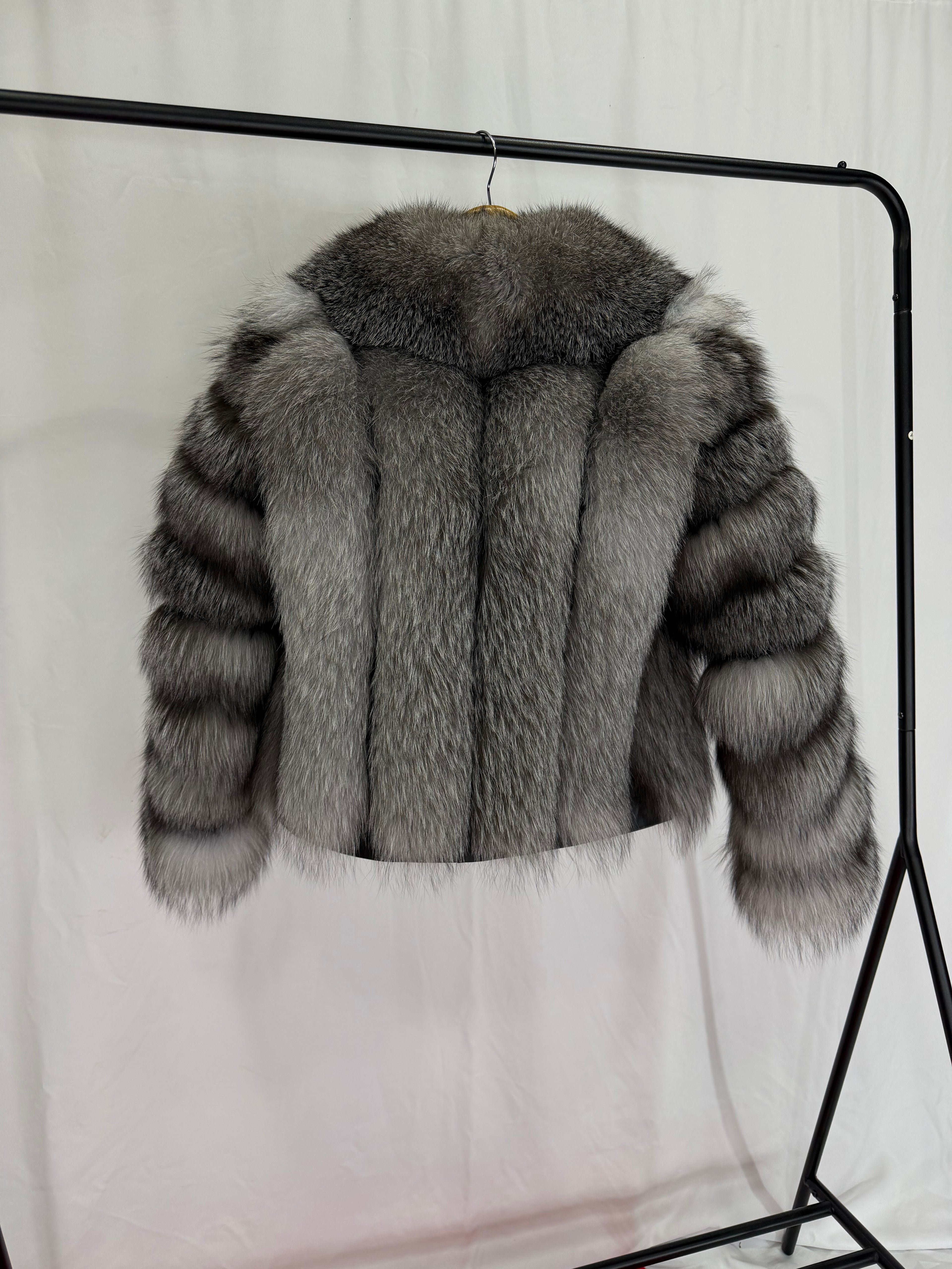 Silver Mist Natural Fur Coat