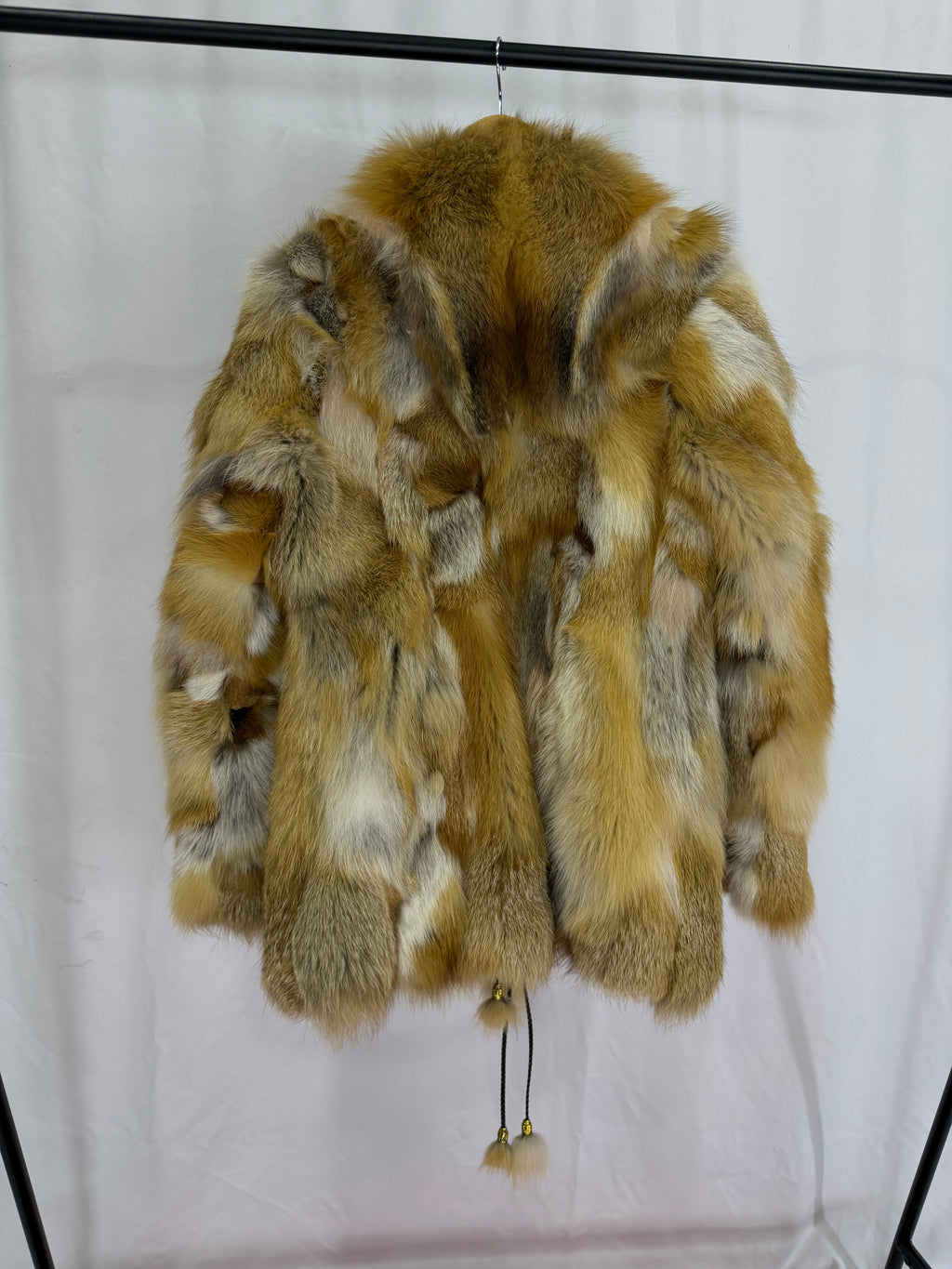 Golden Fox Fur Coat