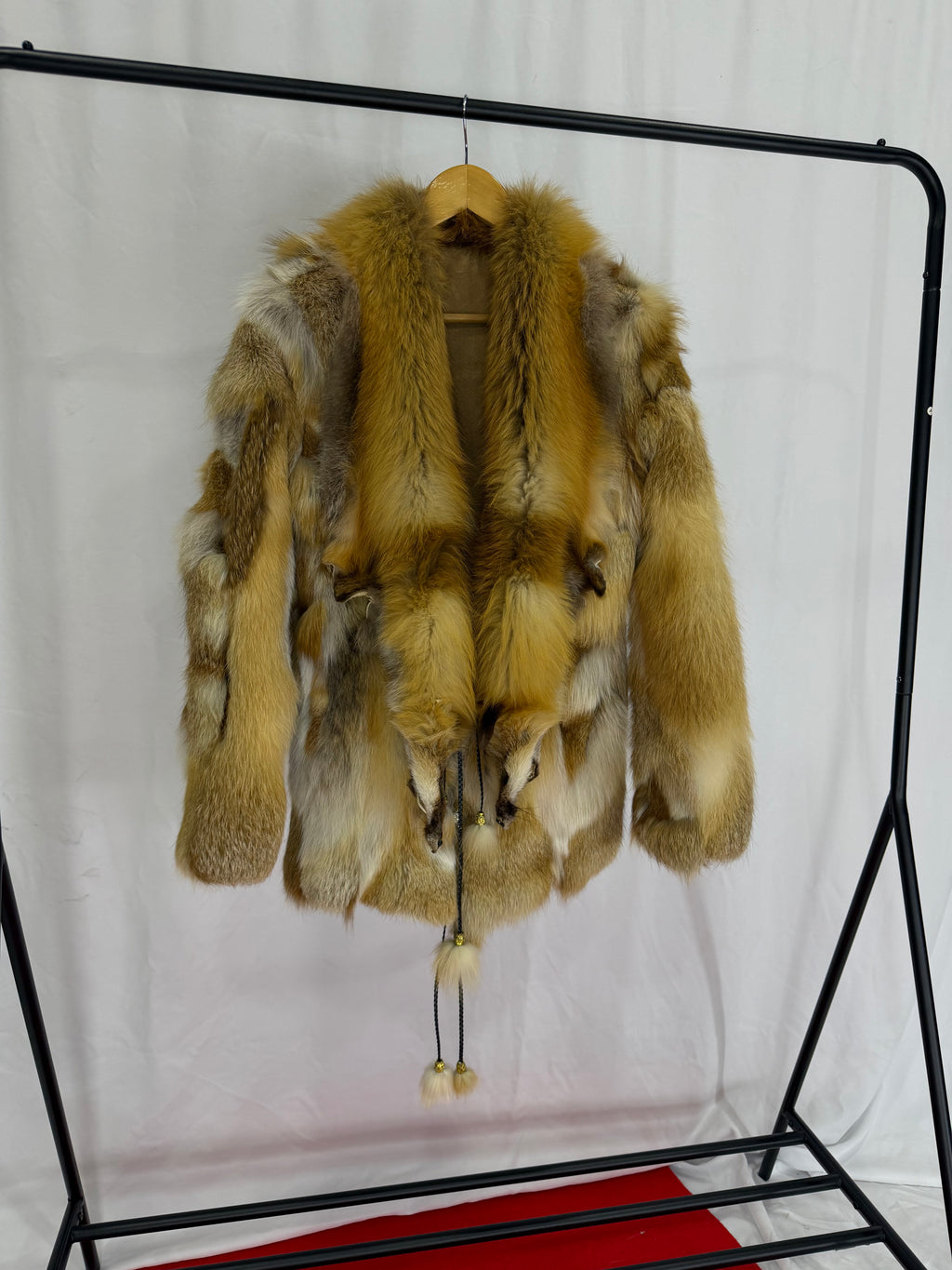 Golden Fox Fur Coat