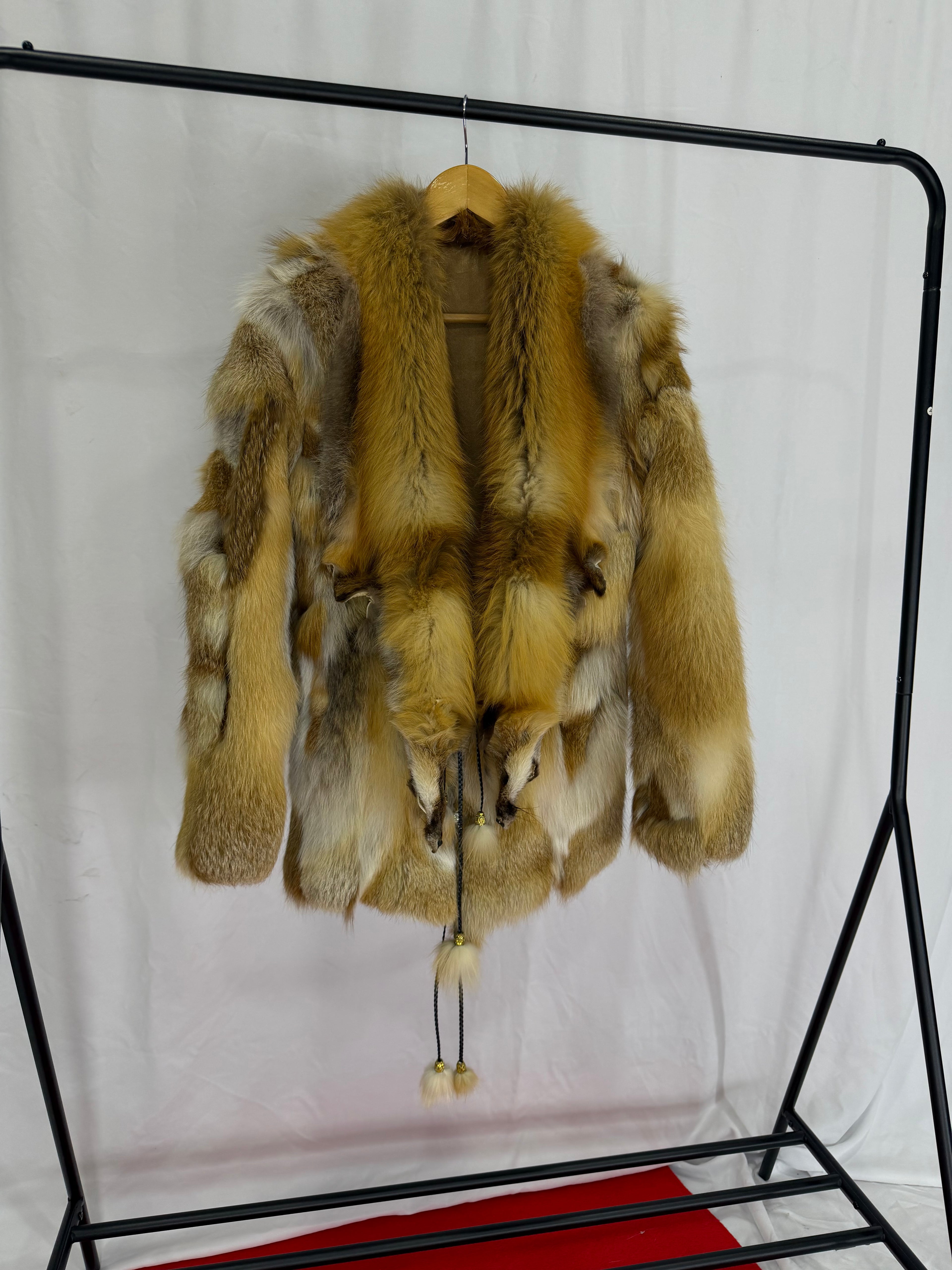 Golden Fox Fur Coat
