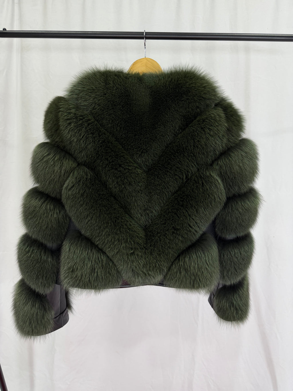 Emerald Luxe Green Fur Coat