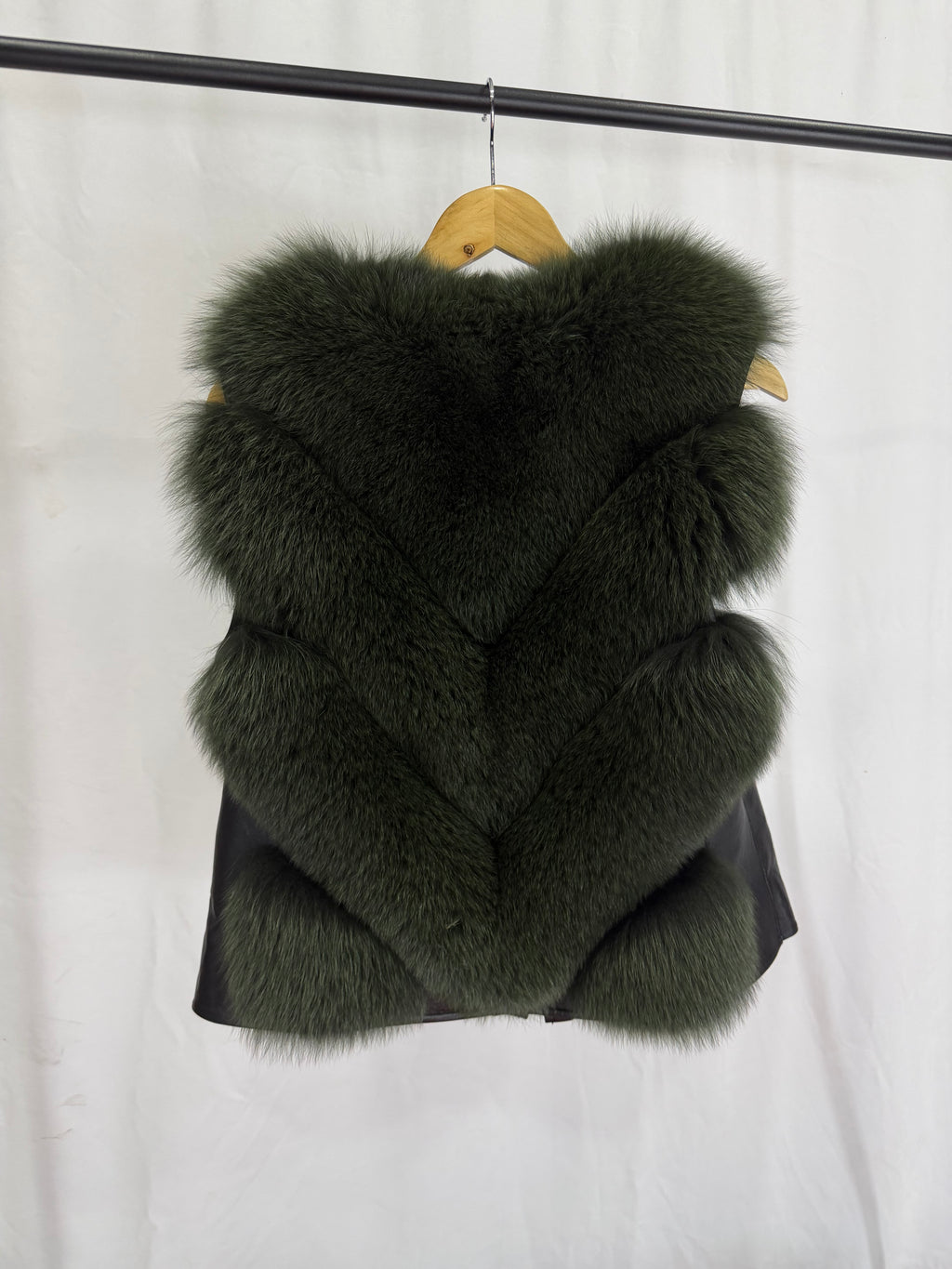 Emerald Luxe Green Fur Coat
