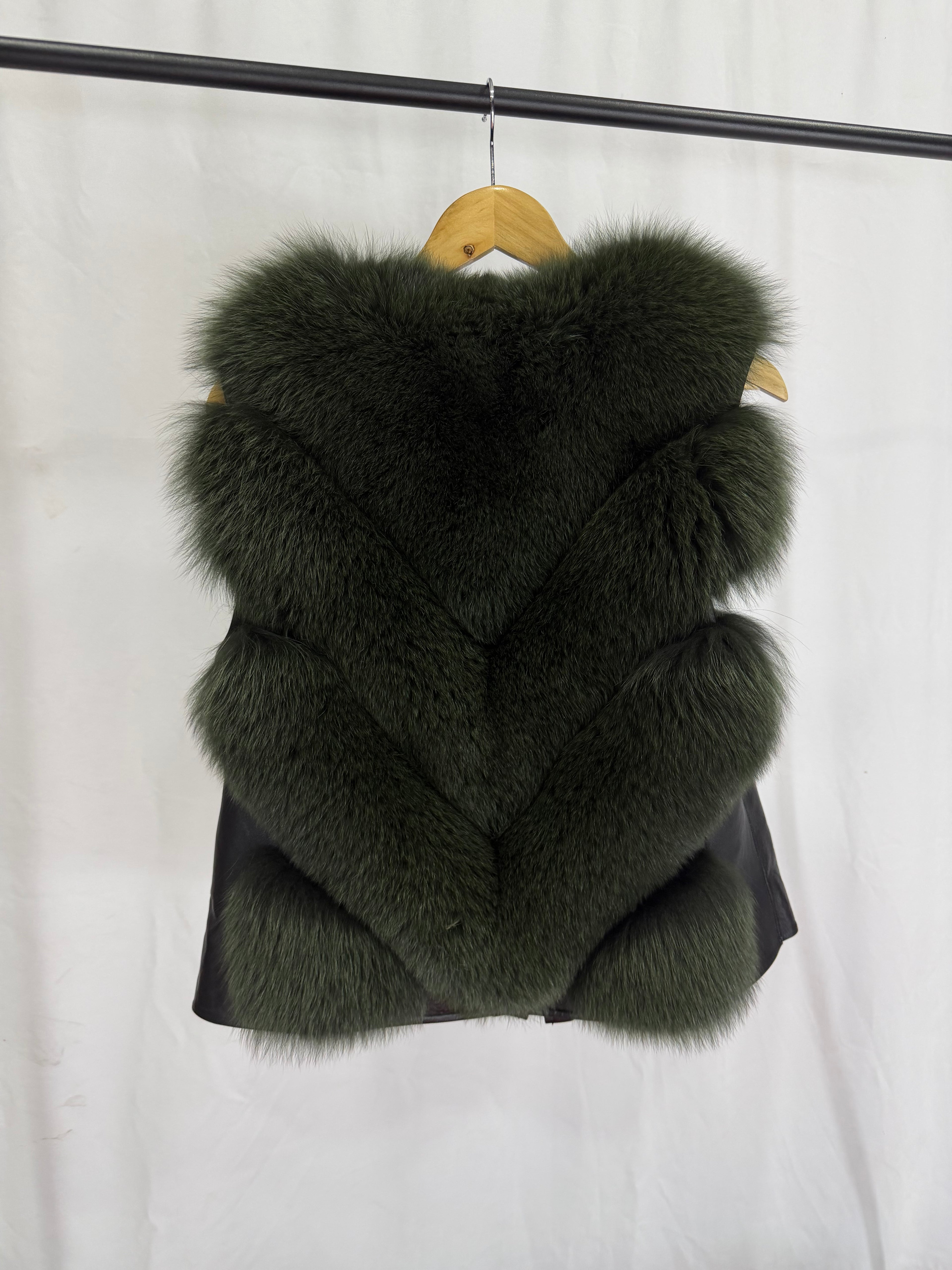 Emerald Luxe Green Fur Coat