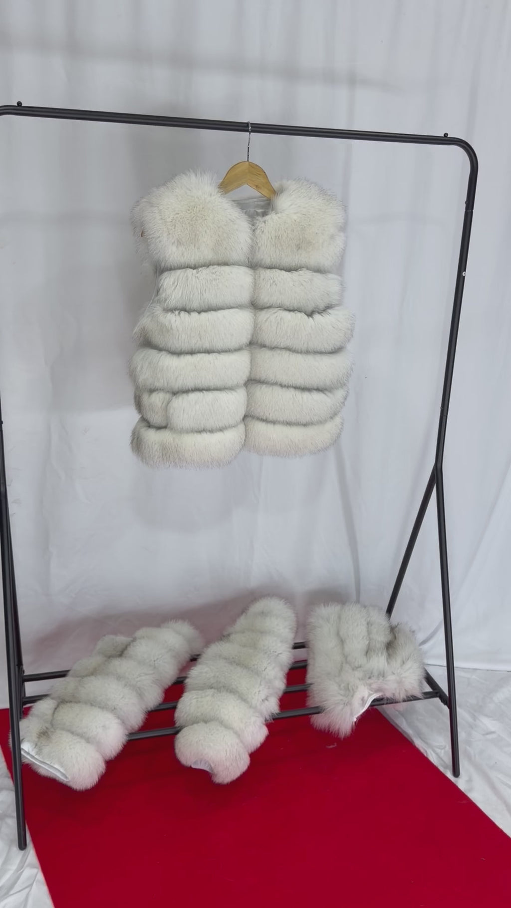 Arctic Royal White Fur Coat