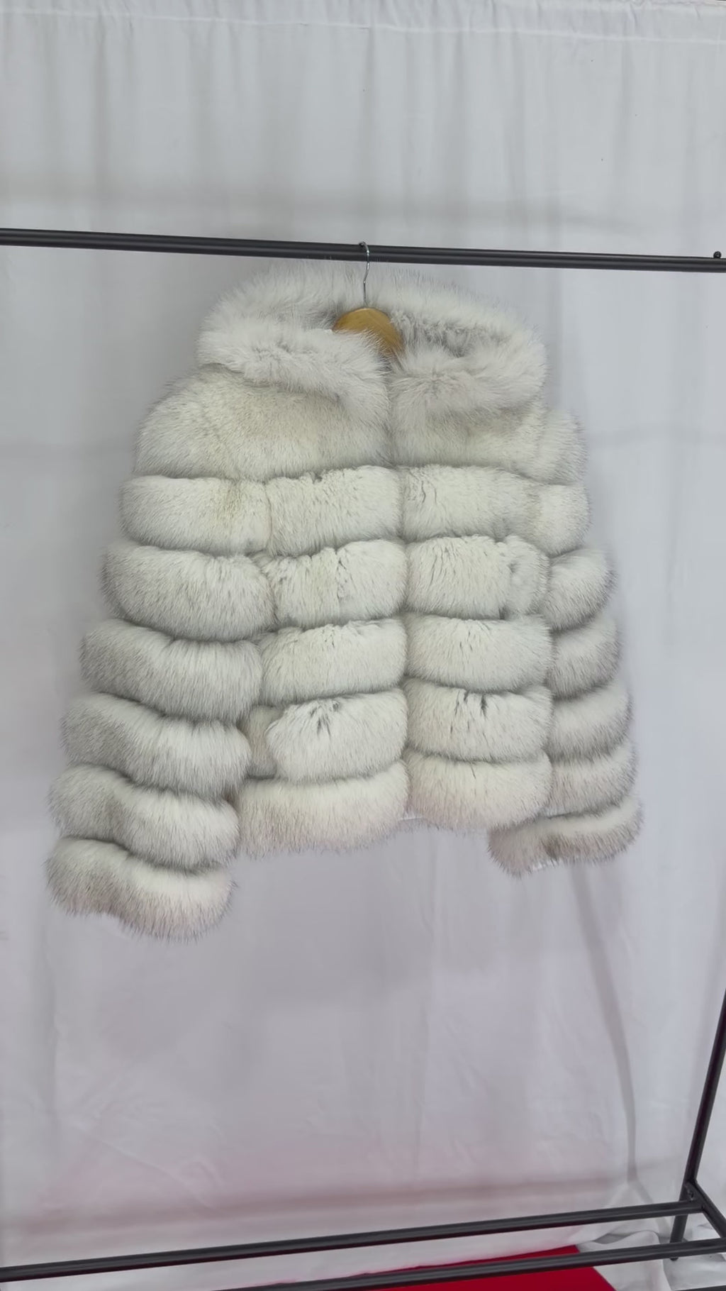 Arctic Royal White Fur Coat