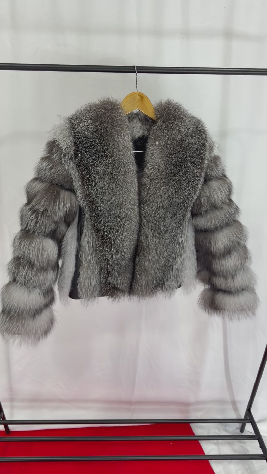 Silver Mist Natural Fur Coat