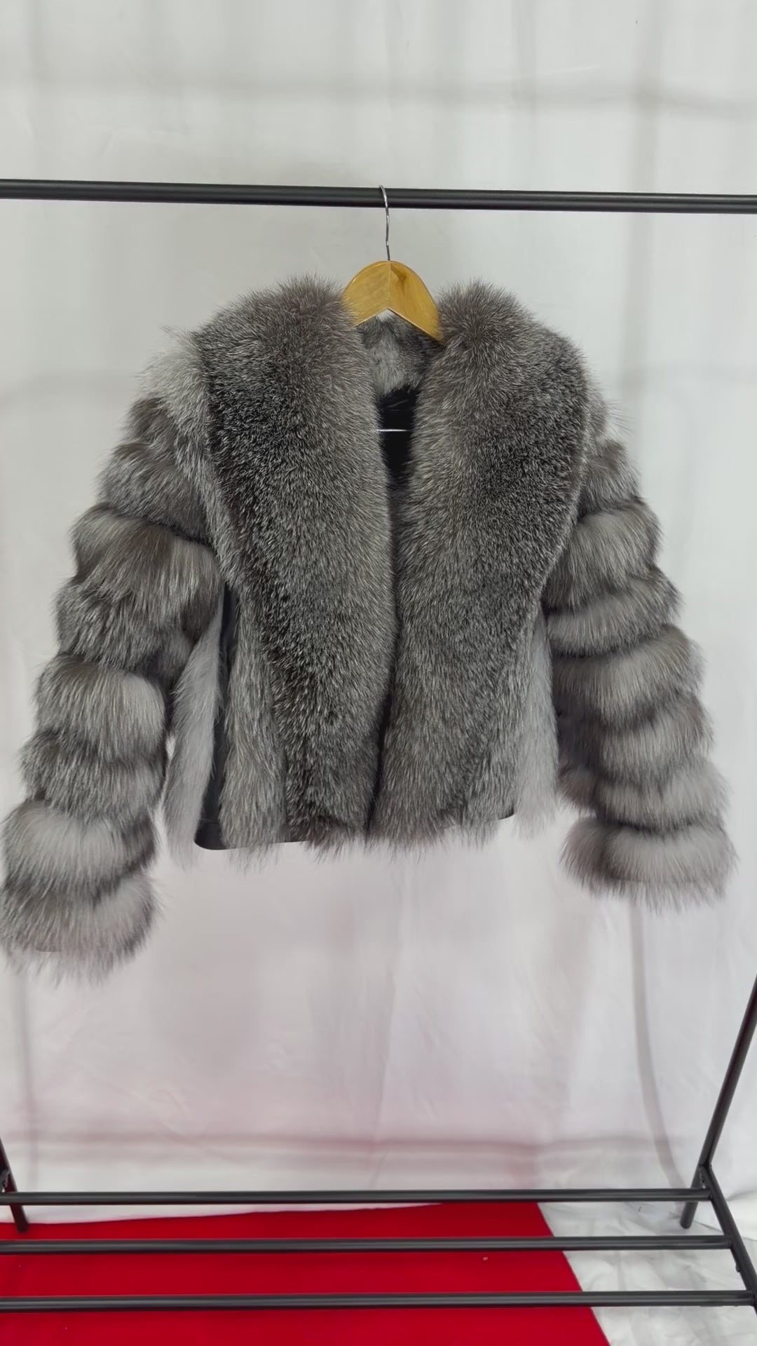 Silver Mist Natural Fur Coat