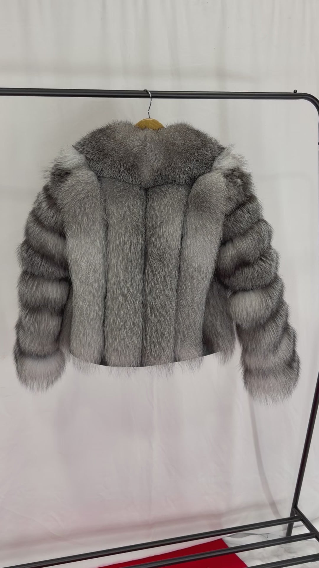 Silver Mist Natural Fur Coat