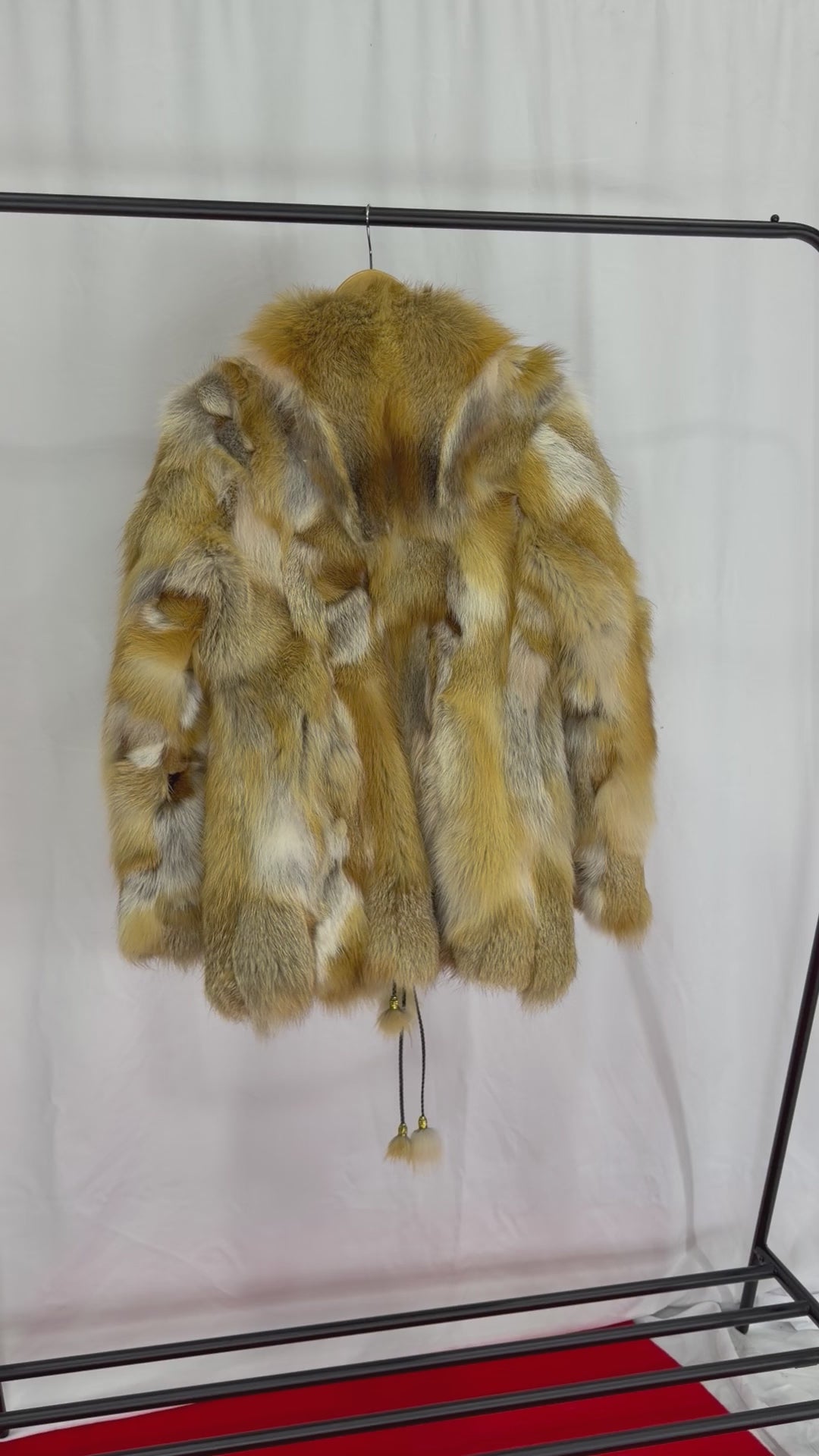 Golden Fox Fur Coat